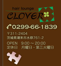 `hair lounge CLOVER`